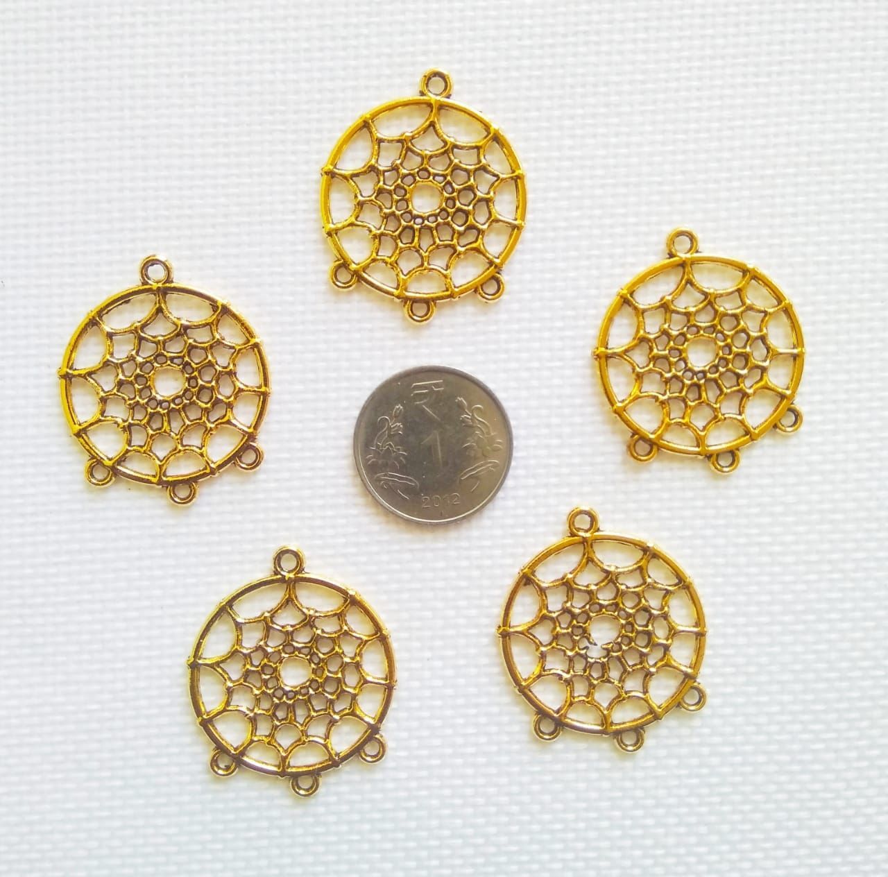 Brand Zero Charms Dream Catchers Design 1  - Pack of 5 pcs