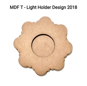 Brand Zero MDF Tea Light Holder Double Layer - Design BZMDFTEALHDDL2018