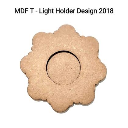 Brand Zero MDF Tea Light Holder Double Layer - Design BZMDFTEALHDDL2018 Brand Zero MDF Tea Light Holder Double Layer - Design BZMDFTEALHDDL2018