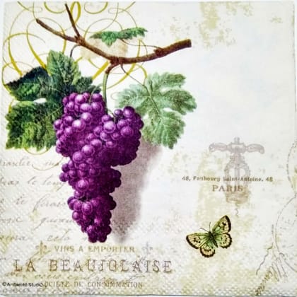 Decoupage Napkin / Tissue papers - 25cm*25cm - GT3249