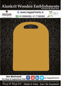 Brand Zero MDF Chopping Board Design 108 - Select Your Preference Of Size & Thickness