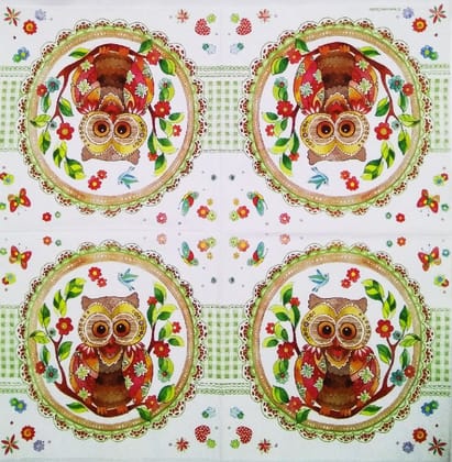 Decoupage Napkin / Tissue papers - 33cm by 33cm - GT1193