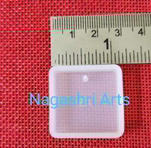 Brand Zero Silicon Mould - Square Pendent