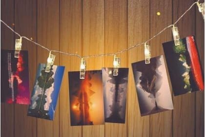 Brand Zero - Hanging Clips Fairy Lights LED With 2 AA Battery Holder