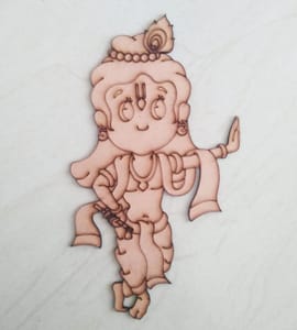 Brand Zero Pre Marked MDF Base - Bal Krishna Design 1 - Select Your Preference Of Size & Thickness