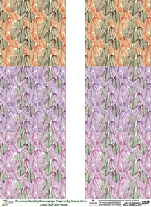 Brand Zero Premium Quality Decoupage Paper Pack of Two - Design Code: BZPQDP10308