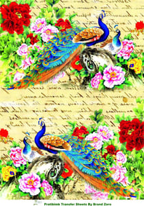 Brand Zero Pratibimb Transfer Sheets -  Mor