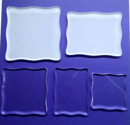 Imported Acrylic Stamping Block - 5"*5"