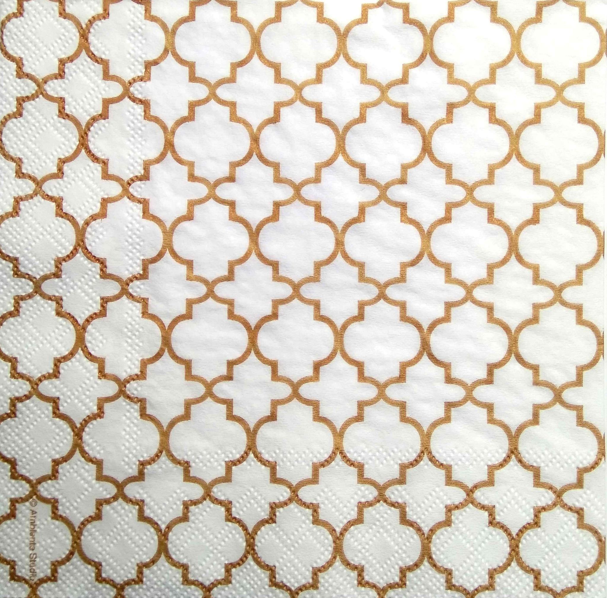 Decoupage Napkin / Tissue papers - 33cm by 33cm - GT2103