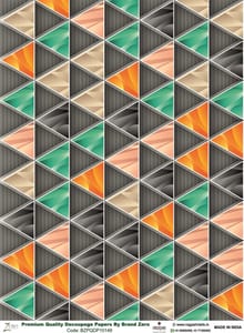 Brand Zero Premium Quality Decoupage Paper Pack of Two - Design Code: BZPQDP10149