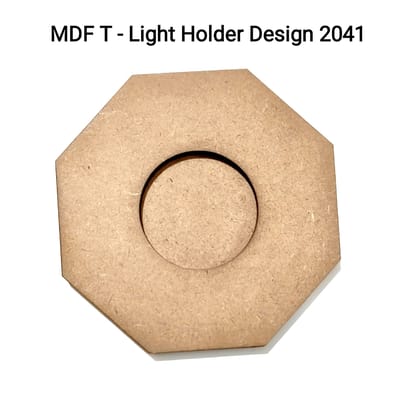 Brand Zero MDF Tea Light Holder Double Layer - Design BZMDFTEALHDDL2041