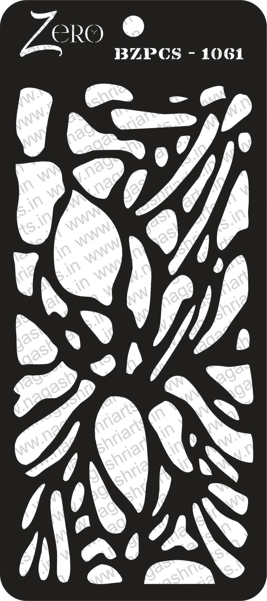 Brand Zero Pratibimb Craft Stencil - Code: BZPCS-1061 - Select Your Preferred Size