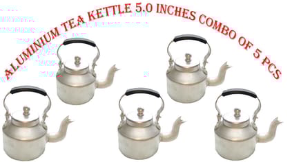 Aluminium Tea Kettle 5.0 Inches - Combo of 5 Pcs Aluminium Tea Kettle 5.0 Inches - Combo of 5 Pcs