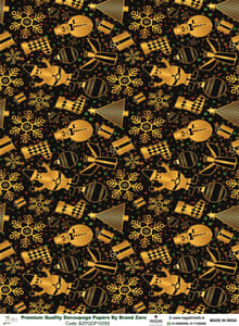 Brand Zero Premium Quality Decoupage Paper Pack of Two - Design Code: BZPQDP10055