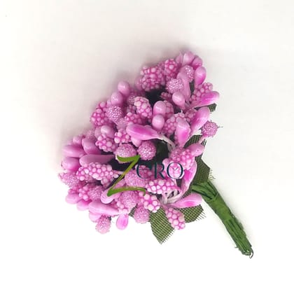 Bunch of 12 Pcs Two Tone Pollan - Light Pink Color