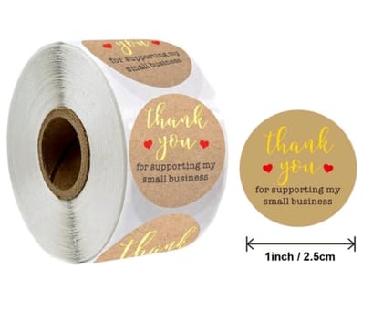 Thank You Stickers - cdd12