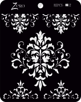 Brand Zero Pratibimb Craft Stencil - Code: BZPCS-0012 - Select Your Preferred Size