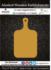 Brand Zero MDF Chopping Board Design 118 - Select Your Preference Of Size & Thickness
