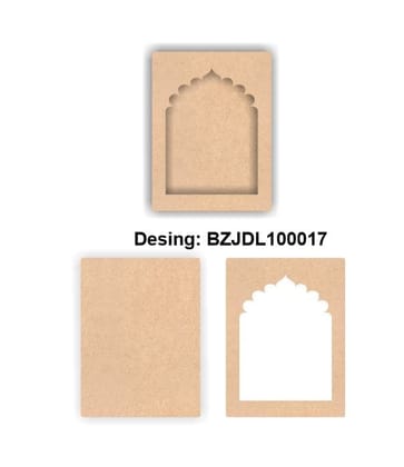 Brand Zero Plain MDF Diy Jharokha Bases Double Layer - Design BZJDL10017 - Select Your Preference Of Size & Thickness Brand Zero Plain MDF Diy Jharokha Bases Double Layer - Design BZJDL10017 - Select Your Preference Of Size & Thickness