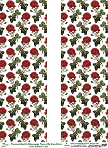 Brand Zero Premium Quality Decoupage Paper Pack of Two - Design Code: BZPQDP10253