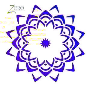 Imported Stencils- 5"*5"- Floral Mandal Pattern Background 3