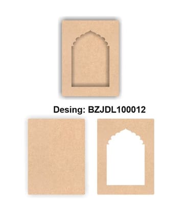 Brand Zero Plain MDF Diy Jharokha Bases Double Layer - Design BZJDL10012 - Select Your Preference Of Size & Thickness Brand Zero Plain MDF Diy Jharokha Bases Double Layer - Design BZJDL10012 - Select Your Preference Of Size & Thickness