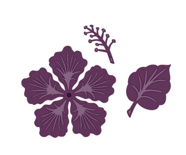 Brand Zero Die - Bi Fujian Flowers with Leafs Metal Cutting Die