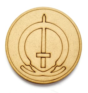 Brand Zero Pre Marked MDF Base - Design 3103 - Select Your Preference Of Size & Thickness