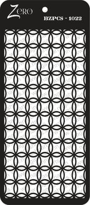 Brand Zero Pratibimb Craft Stencil - Select Your Preferred Size - Code: BZPCS-1022