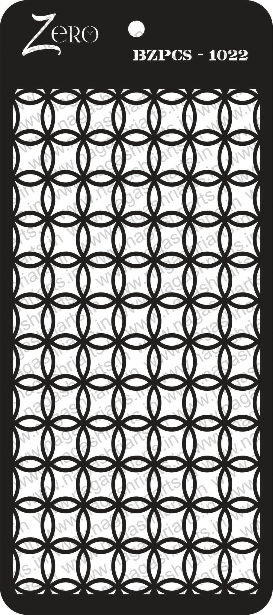 Brand Zero Pratibimb Craft Stencil - Select Your Preferred Size - Code: BZPCS-1022