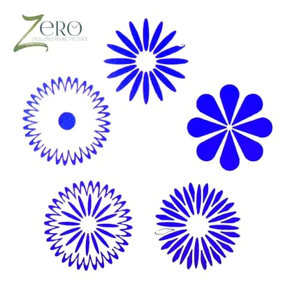 Imported Stencils- 5"*5"- Combo of 5 Floral Petals Background