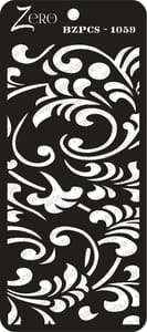 Brand Zero Pratibimb Craft Stencil - Code: BZPCS-1059 - Select Your Preferred Size
