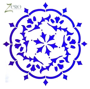 Imported Stencils- 5"*5"- Floral Graphic Mandala Design Background 17