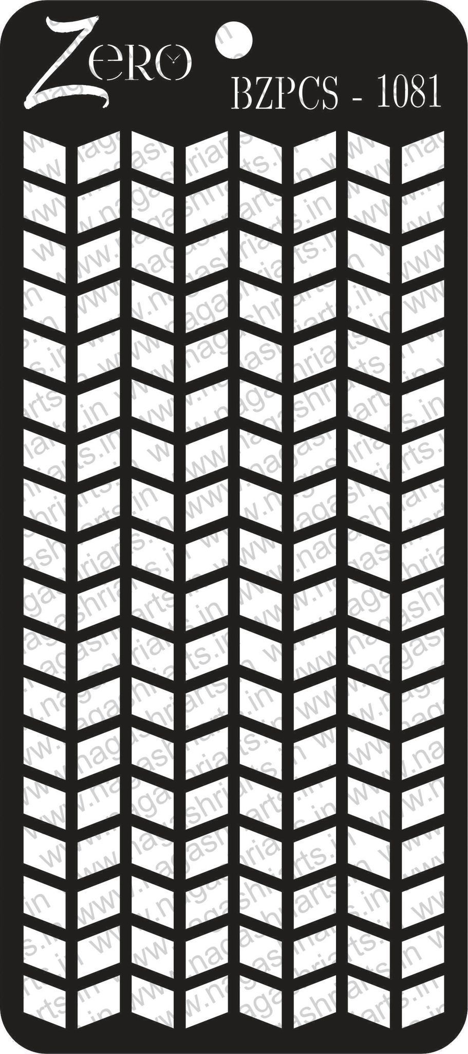 Brand Zero Pratibimb Craft Stencil - Code: BZPCS-1081 - Select Your Preferred Size