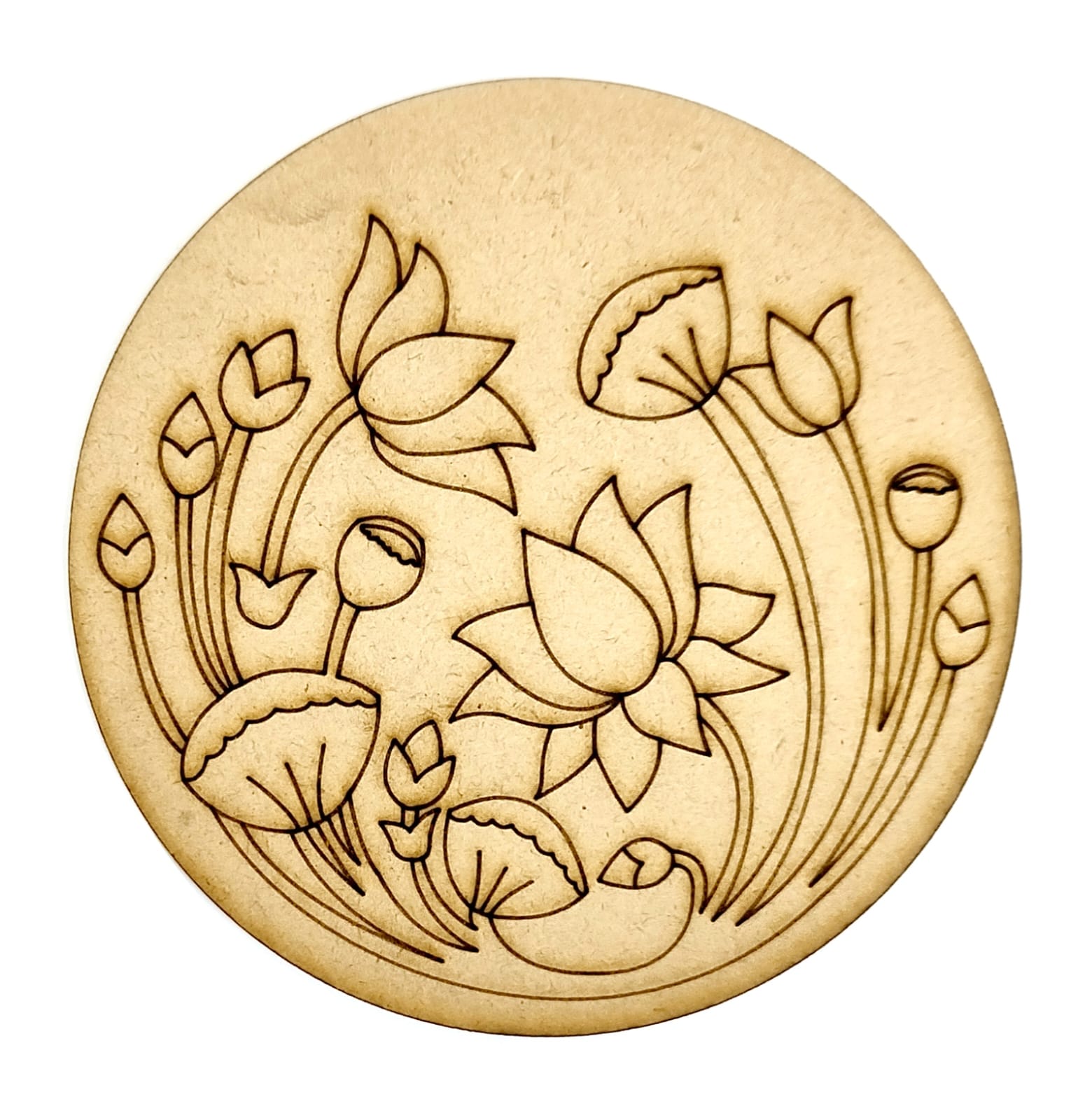 Brand Zero Pre Marked MDF Base - Design 2032 - Select Your Preference Of Size & Thickness