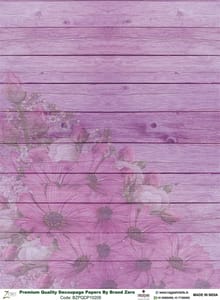 Brand Zero Premium Quality Decoupage Paper Pack of Two - Design Code: BZPQDP10206