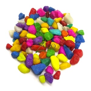 Brand Zero - Multicolor Pebbles Glossy Stones - 200 Gms Brand Zero - Multicolor Pebbles Glossy Stones - 200 Gms