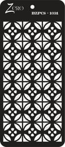 Brand Zero Pratibimb Craft Stencil - Select Your Preferred Size - Code: BZPCS-1031