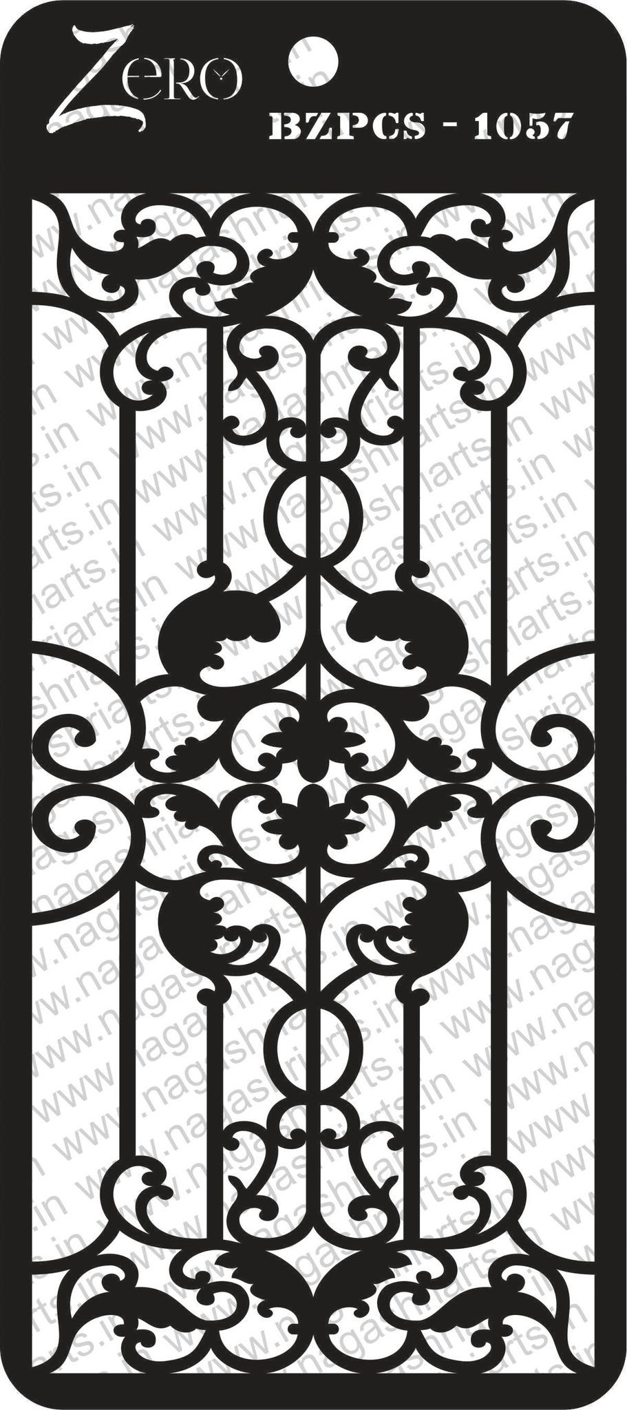 Brand Zero Pratibimb Craft Stencil - Code: BZPCS-1057 - Select Your Preferred Size