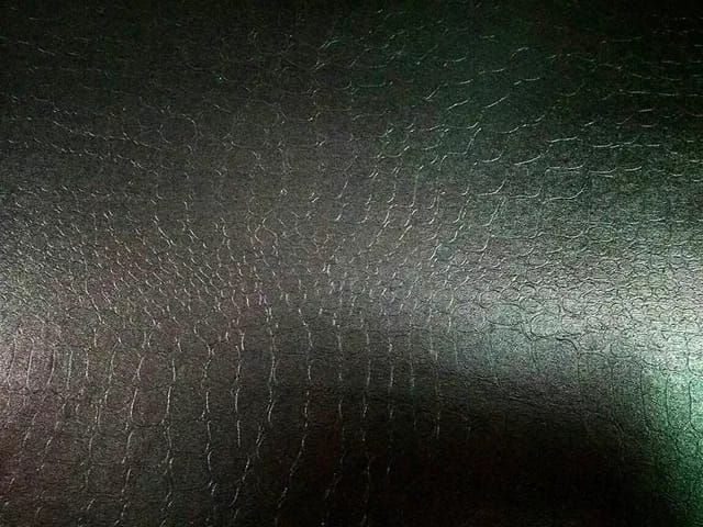 Brand Zero  - Faux Leather Paper -  Black Beauty (Set of 5 Sheets)