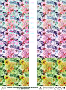 Brand Zero Premium Quality Decoupage Paper Pack of Two - Design Code: BZPQDP10309