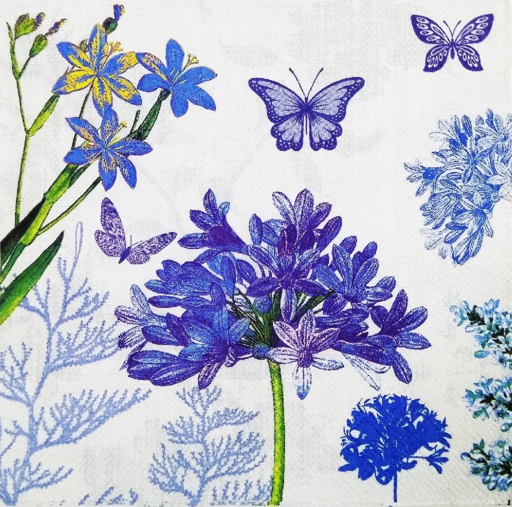 Decoupage Napkin / Tissue papers - 33cm by 33cm - GT1203