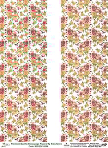 Brand Zero Premium Quality Decoupage Paper Pack of Two - Design Code: BZPQDP10264