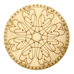 Brand Zero Pre Marked MDF Base - Design 2030 - Select Your Preference Of Size & Thickness