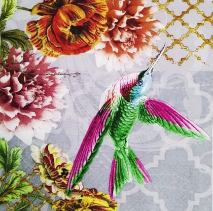 Decoupage Napkin / Tissue papers - 33cm by 33cm - GT1020