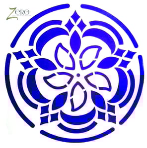 Imported Stencils- 5"*5"- Floral Graphic Mandala Design Background 24