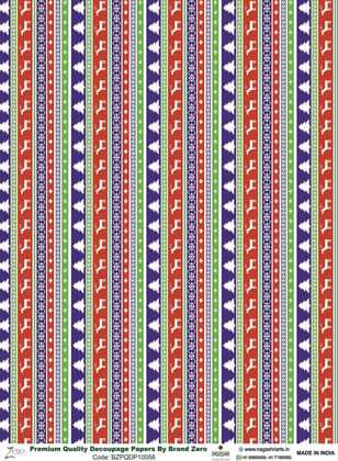 Brand Zero Premium Quality Decoupage Paper Pack of Two - Design Code: BZPQDP10056