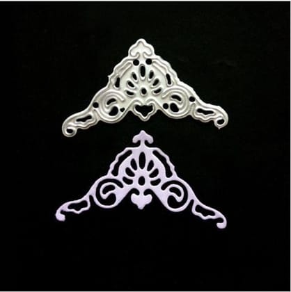 Brand Zero Die - 1Pcs Lace Corner Metal Cutting Dies 5.1 x 2.8 CM
