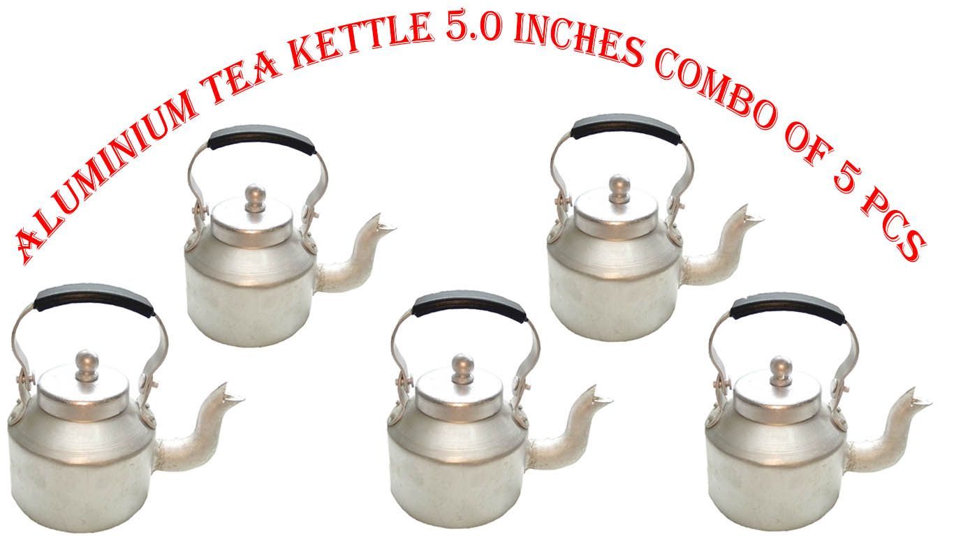 Aluminium Tea Kettle 5.0 Inches - Combo of 5 Pcs