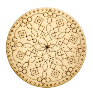 Brand Zero Pre Marked MDF Base - Design 2029 - Select Your Preference Of Size & Thickness